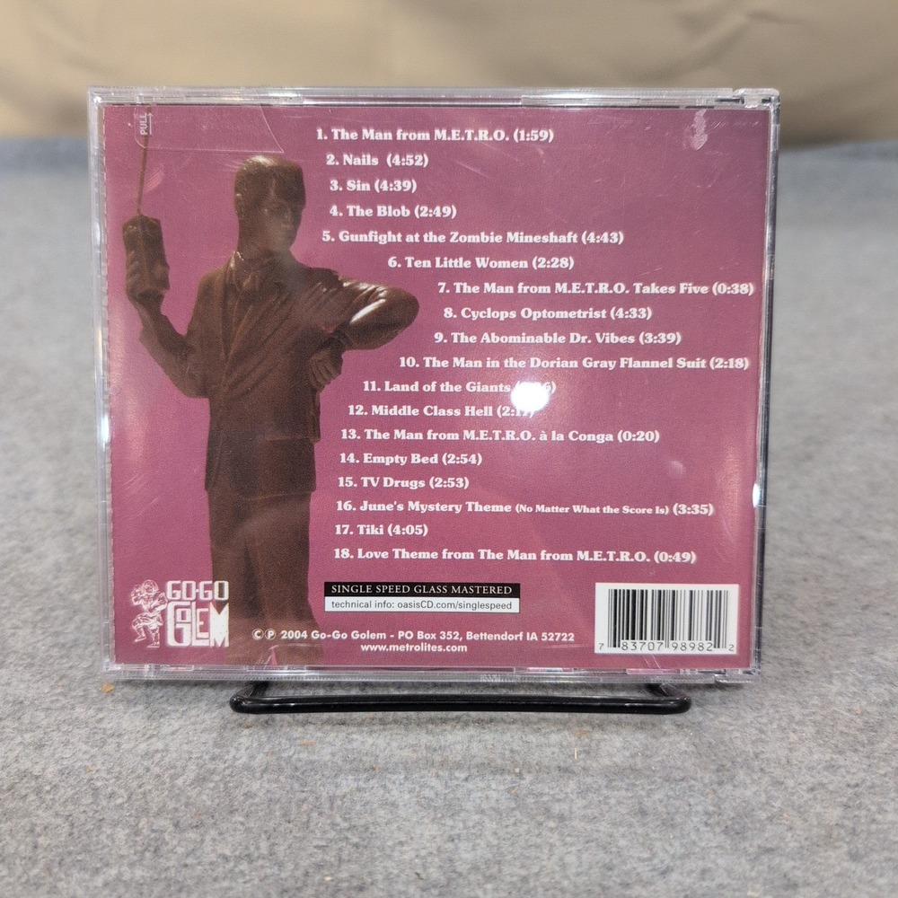 The Metrolites In Spy-Fi CD 2004 Go-Go Golem Lounge Exotica Instrumental Music - Picture 2 of 3